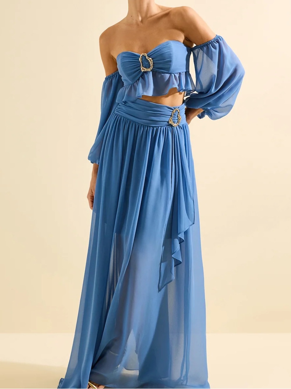 Top and Skirt Set